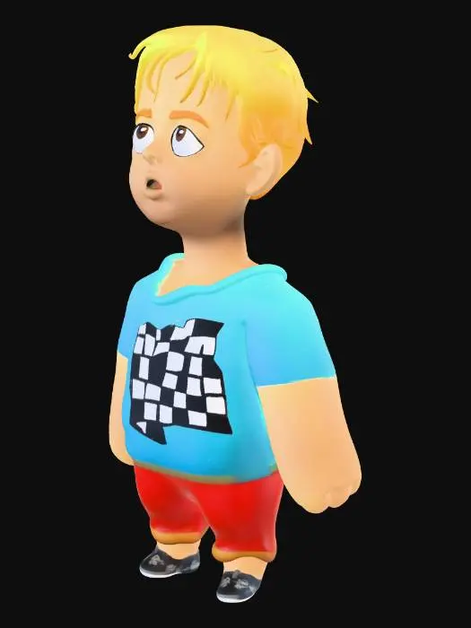 3D model for Gazing Upward