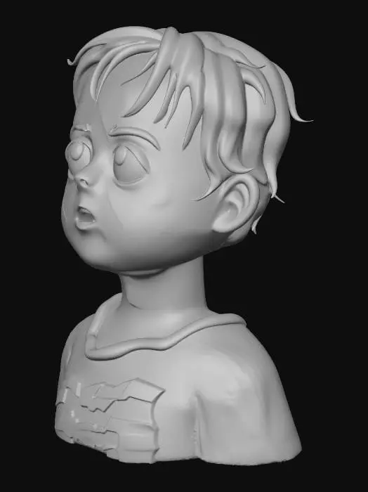 3D model for Gazing Upward