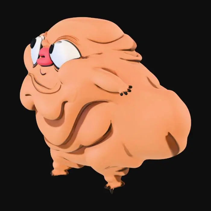 3D model for Blobber Doodle