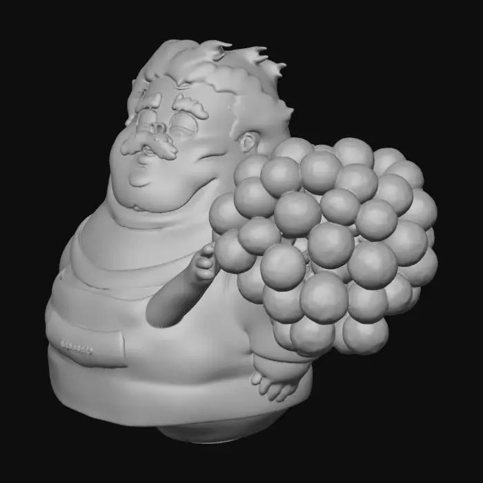 3D model for Colorful Confection Contemplation