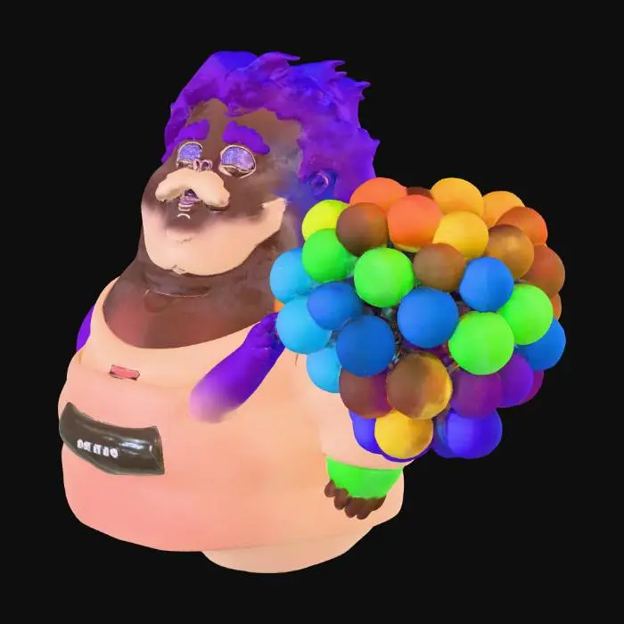 3D model for Colorful Confection Contemplation