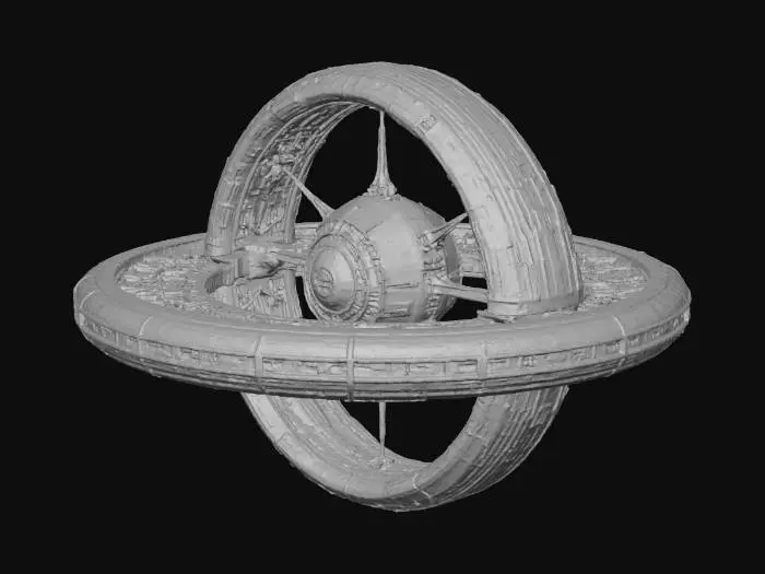 3D model for Persephone Halo Space Colony