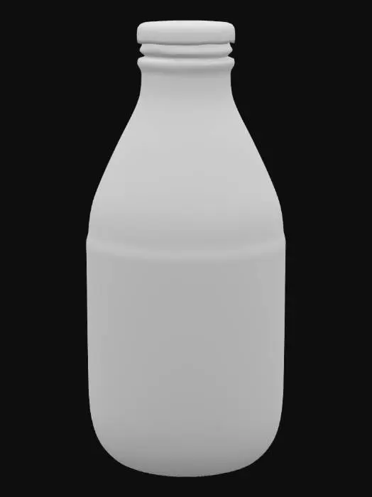 3D model for milk bottle