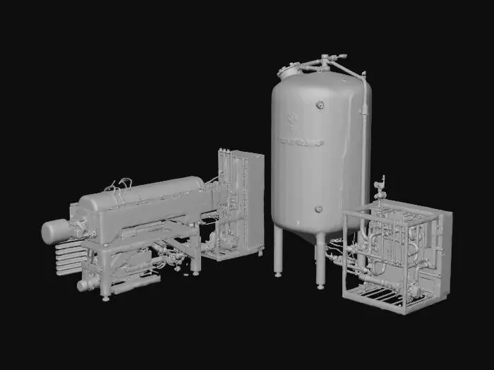 3D model for Industrial Filtration Setup