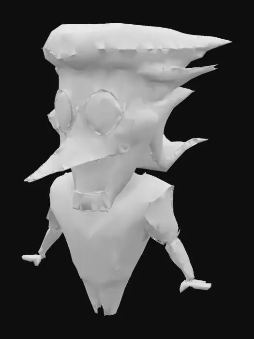 3D model for Spamton Character Art
