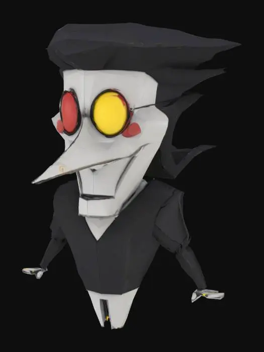 3D model for Spamton Character Art