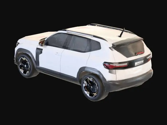 3D model for White Crossover Breeze