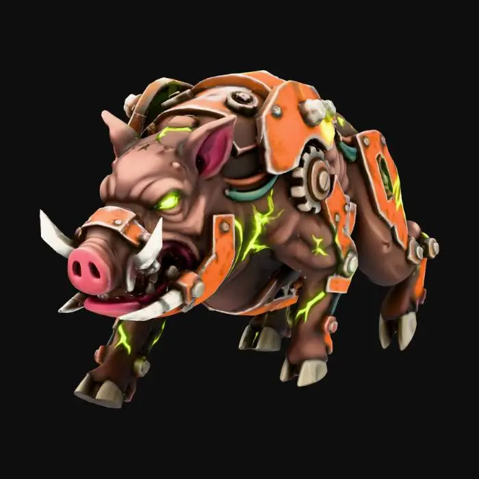 3D model for Cyber Boar Evolution