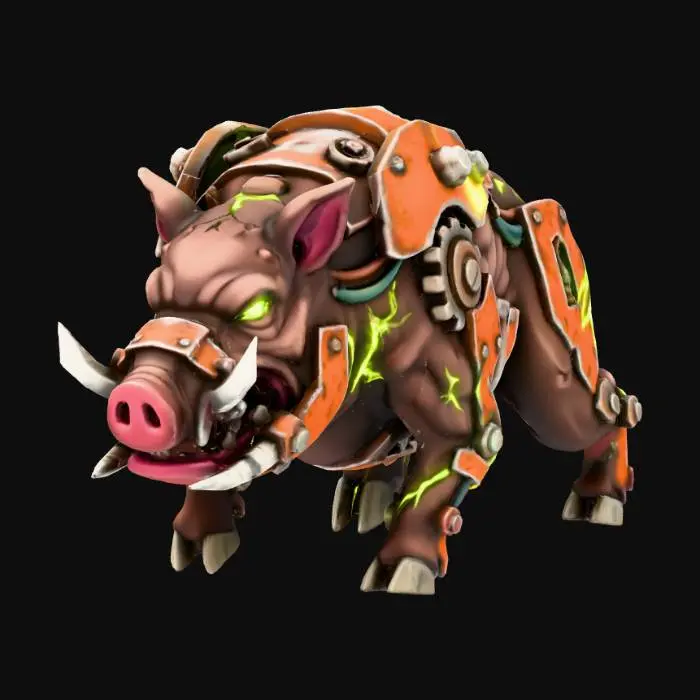 3D model for Cyber Boar Evolution