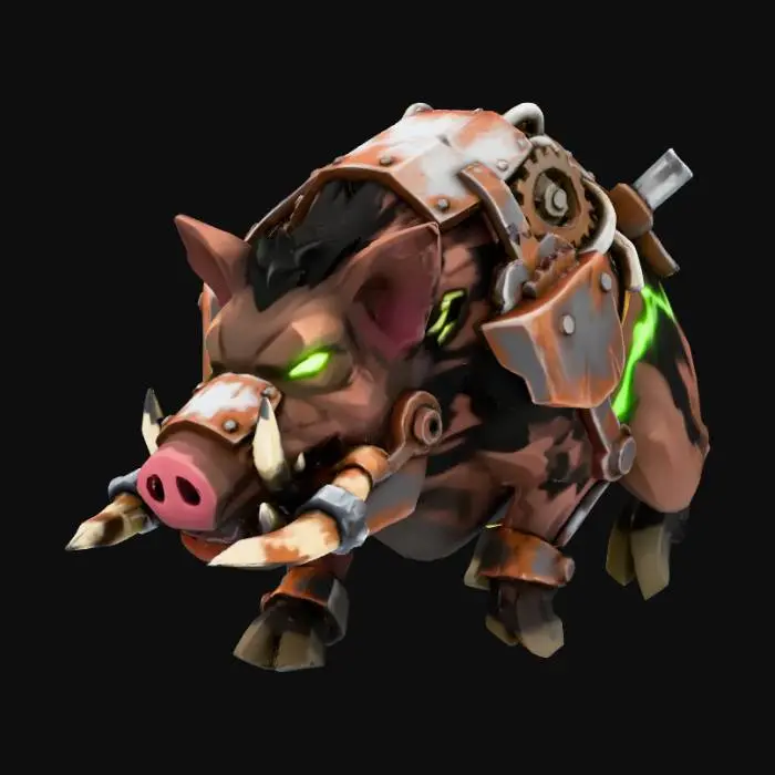 3D model for Cybernetic Boar
