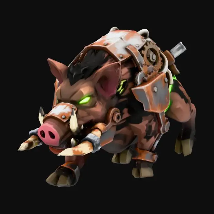 3D model for Cybernetic Boar