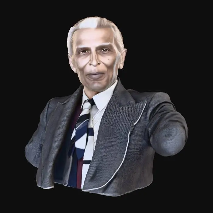 3D model for Jinnah