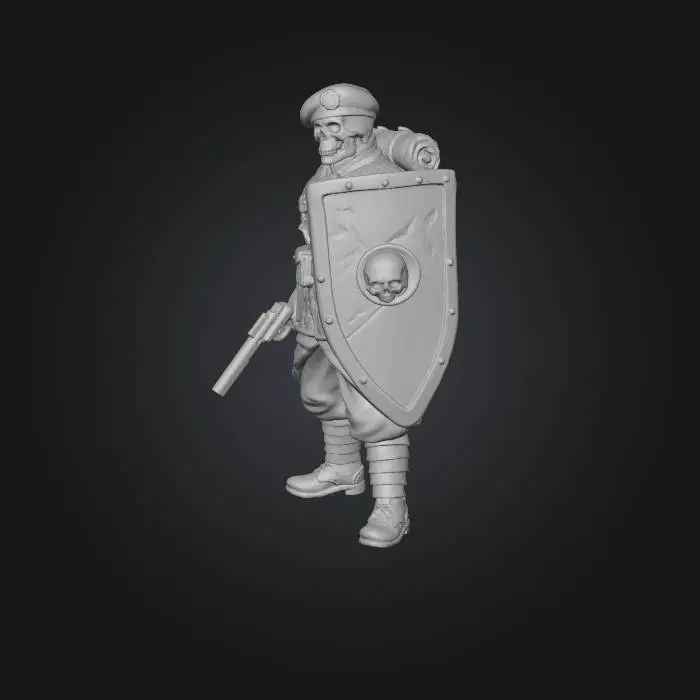 3D model for Skeleton Soldier Sentinel