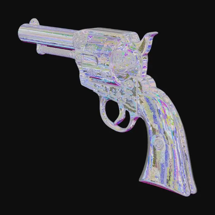 3D model for Vintage Revolver