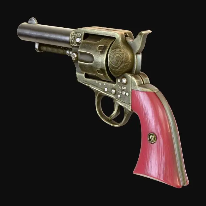 3D model for Vintage Revolver