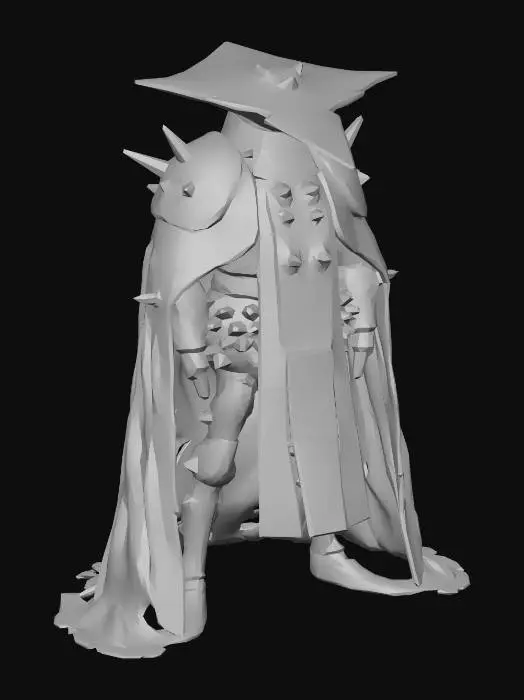 3D model for Spiked Desert Warlord