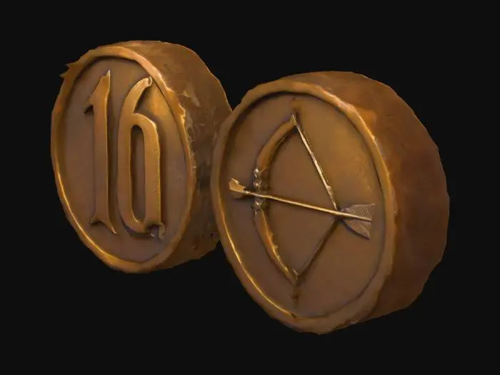3D model for Fantasy Coin 16