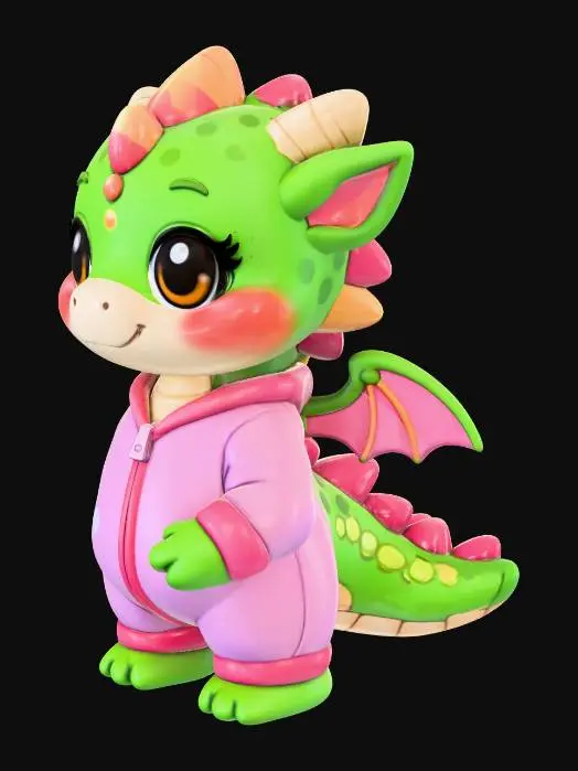 3D model for Snuggly Dragon Delight