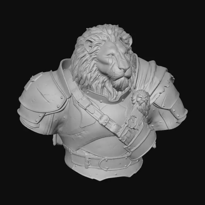 3D model for Lion Knight