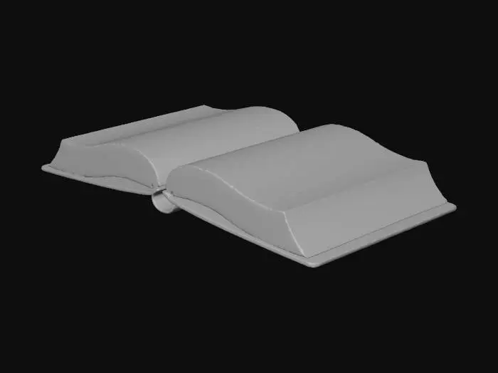3D model for creer moi un livre ouvert pour des eleve ecrit french school rp
