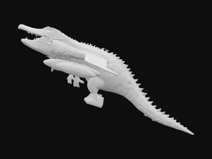 3D model for "Skyward Gator"