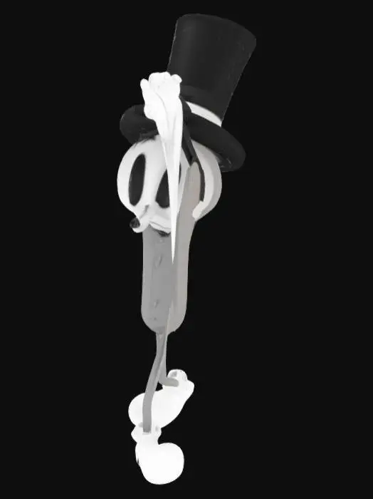 3D model for Monochrome Dapper Character