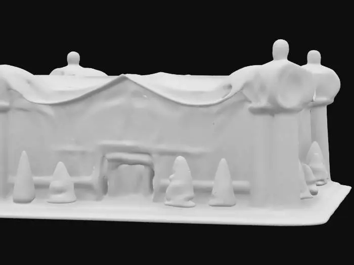 3D model for Riesiger Willy Wonka-Hauptbahnhof im Stil der weihnachtlichen Industrialisierung.  #ChristmasAdventure#