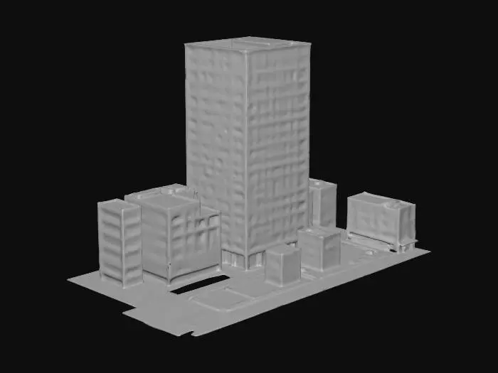 3D model for Christian Cityscape Model. 
 #ChristmasAdventure#