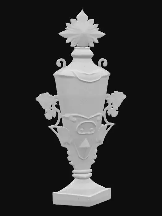 3D model for A super-sized 1-meter elaborate luxury cocktail. incorporate expensive whiskies that are, gold white, and/or silver. also decorated sparingly for Winter Solstice. ornate carved ice, NVIDIA OptiX, Daz3D, Renderocity, intricate textures, deeply carved detail, insane detailed, precise strait_lines, Meshy masterpiece, daytime lighting. precise texture symmetry,