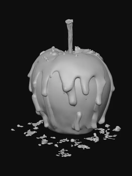 3D model for The perfect caramel-apple.  #Halloween2025#