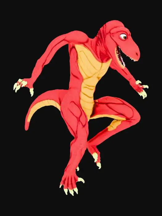 3D model for Dancing Dinosaur costume, perfect teeth, detailed eyes, wonderful claws, detailed ridged skin, #Halloween2025#