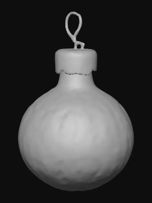 3D model for a life-size 10-meter tall giant Christmas bulb with ornate Winter designs on them. It is so large people can walk in and out of it. 4K intricate textures.  #ChristmasAdventure#