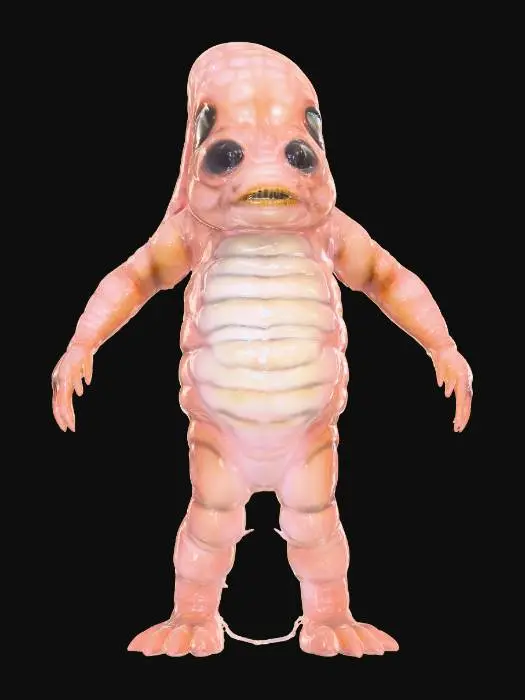 3D model for A man-sized anthropomorphic translucent gross maggot, maggotpunk style, full of pus. 8k, ultra-poly, A-Pose. full body, head to toe, "Bruce Joel Rubin" surreal,