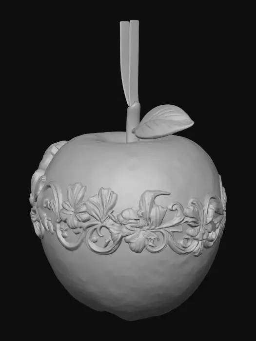 3D model for beautiful apple ornament., #Christmas2025#