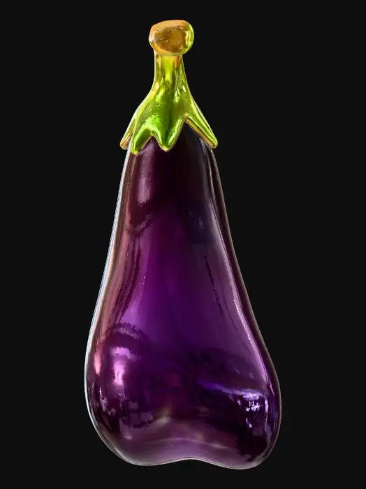 3D model for Solitary Aubergine