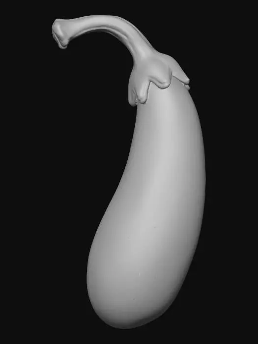 3D model for Solitary Aubergine