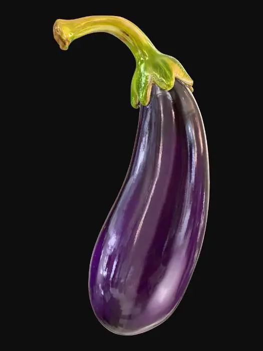 3D model for Solitary Aubergine