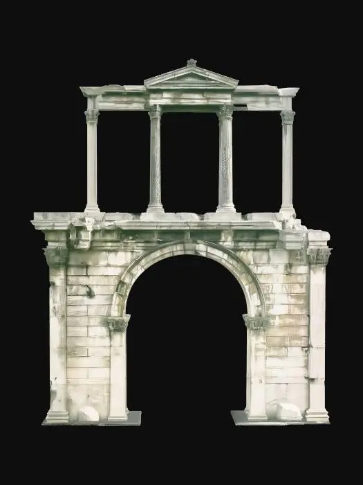 3D model for Hadrian's Arch