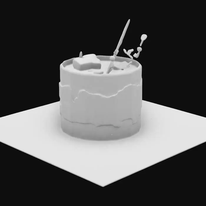 3D model for A super-sized 1-meter Christmas cocktail but with no-candy. incorporate expensive whiskies that are, red white, and/or green. also decorated sparingly for Winter Solstice. ornate carved ice, NVIDIA OptiX, Daz3D, Renderocity, intricate textures, deeply carved detail, insane detailed, precise strait_lines, Meshy masterpiece, daytime Christmas lighting. precise texture symmetry, #ChristmasAdventure#