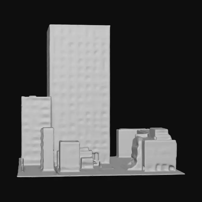 3D model for Christmas Cityscape Model. snowy streets.
 #ChristmasAdventure#