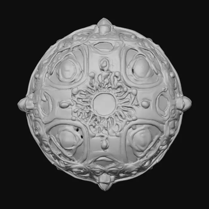 3D model for A ceiling panel. screampunk style. highly detailed. #Christmas2025#