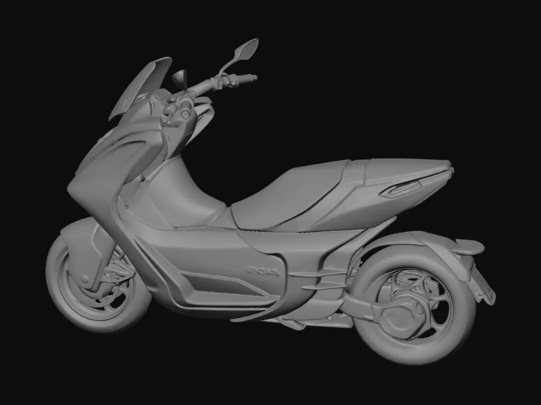 3D model for Yamaha E01 Concept Scooter