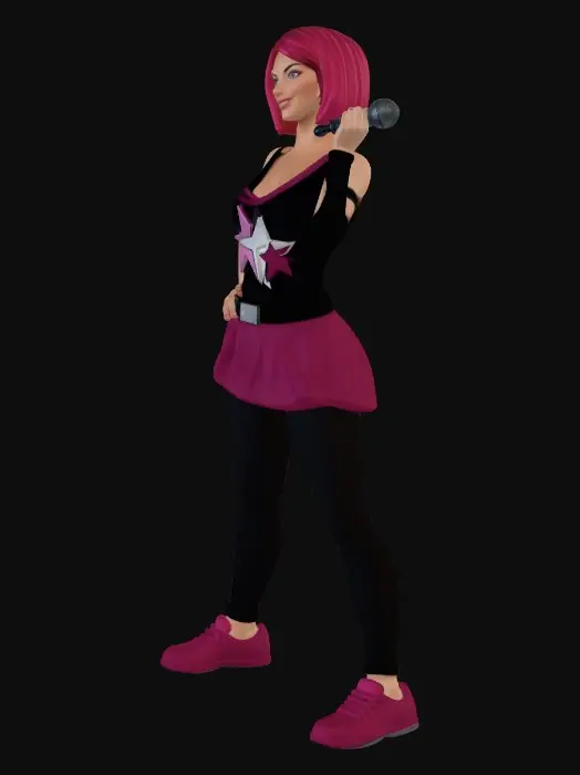 3D model for Magenta Star Performer