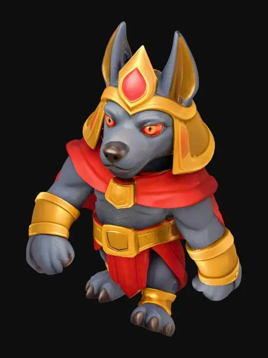 3D model for Anubis Warrior