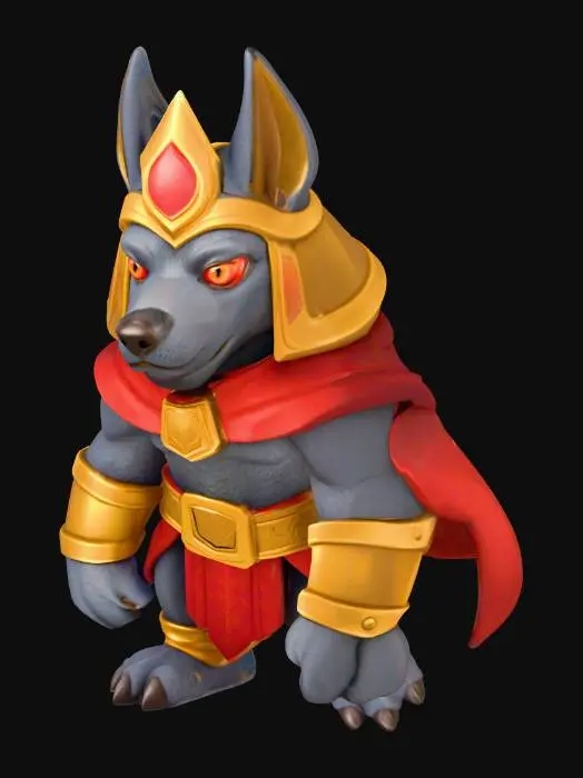 3D model for Anubis Warrior