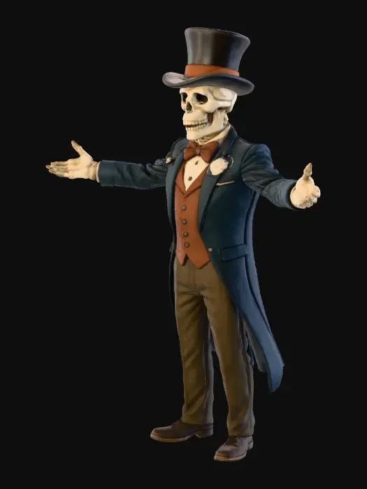 3D model for Dapper Skeleton