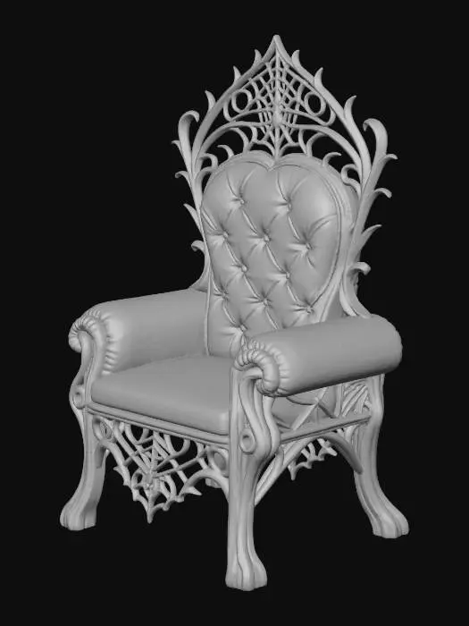 3D model for Drow Throne
