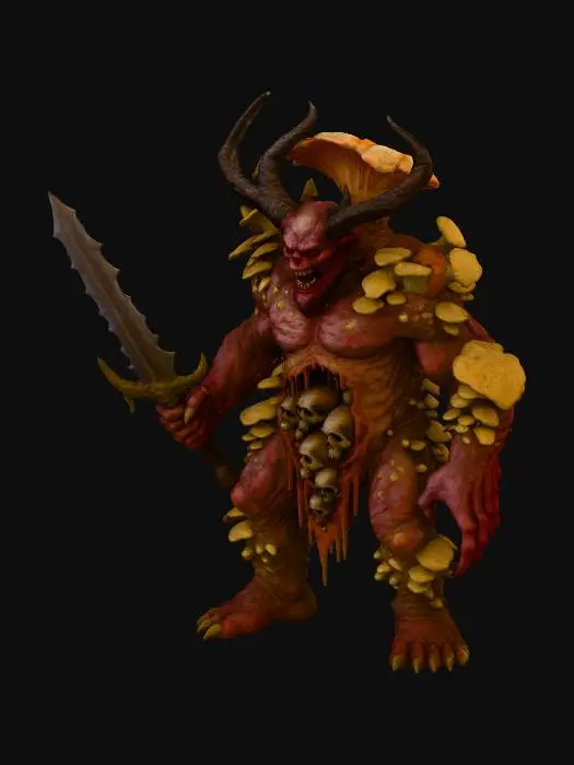 3D model for Blood Rot Demon Prince