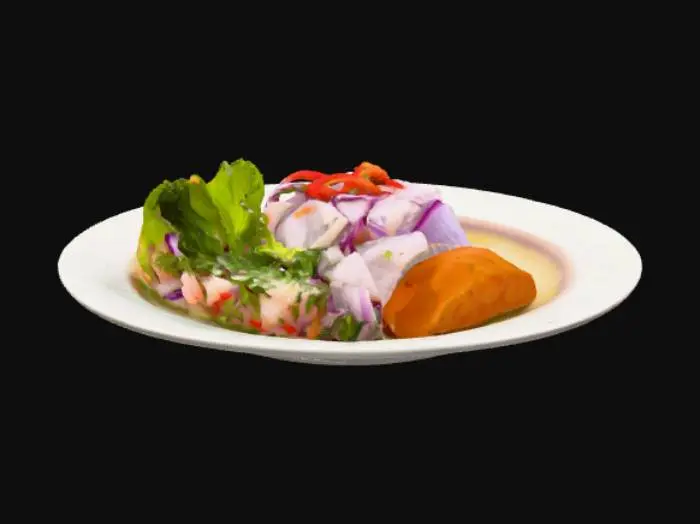3D model for Ceviche Delight, #food#