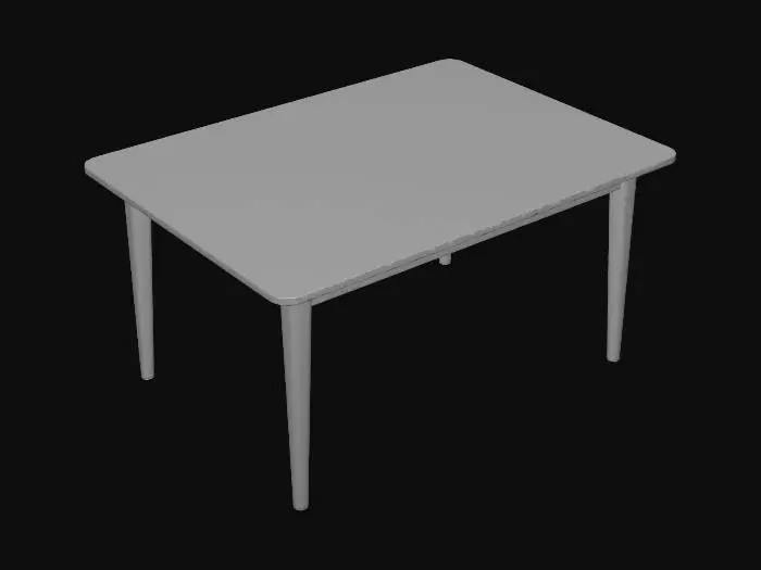 3D model for Wooden Table Elegance